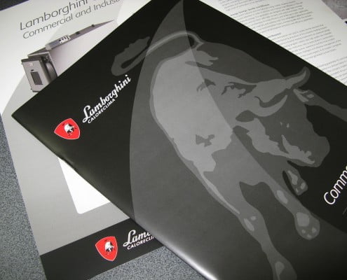 Commercial brochure printing
